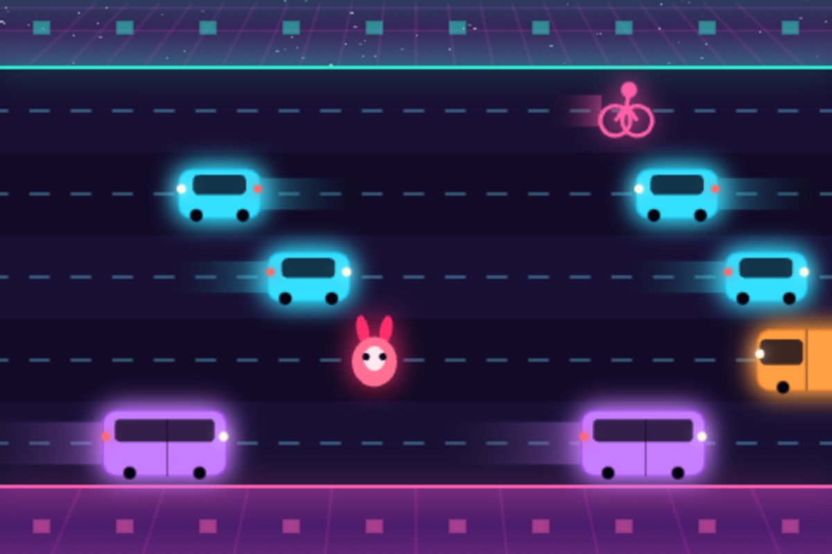 Hopstep - Free online lane-crossing arcade game