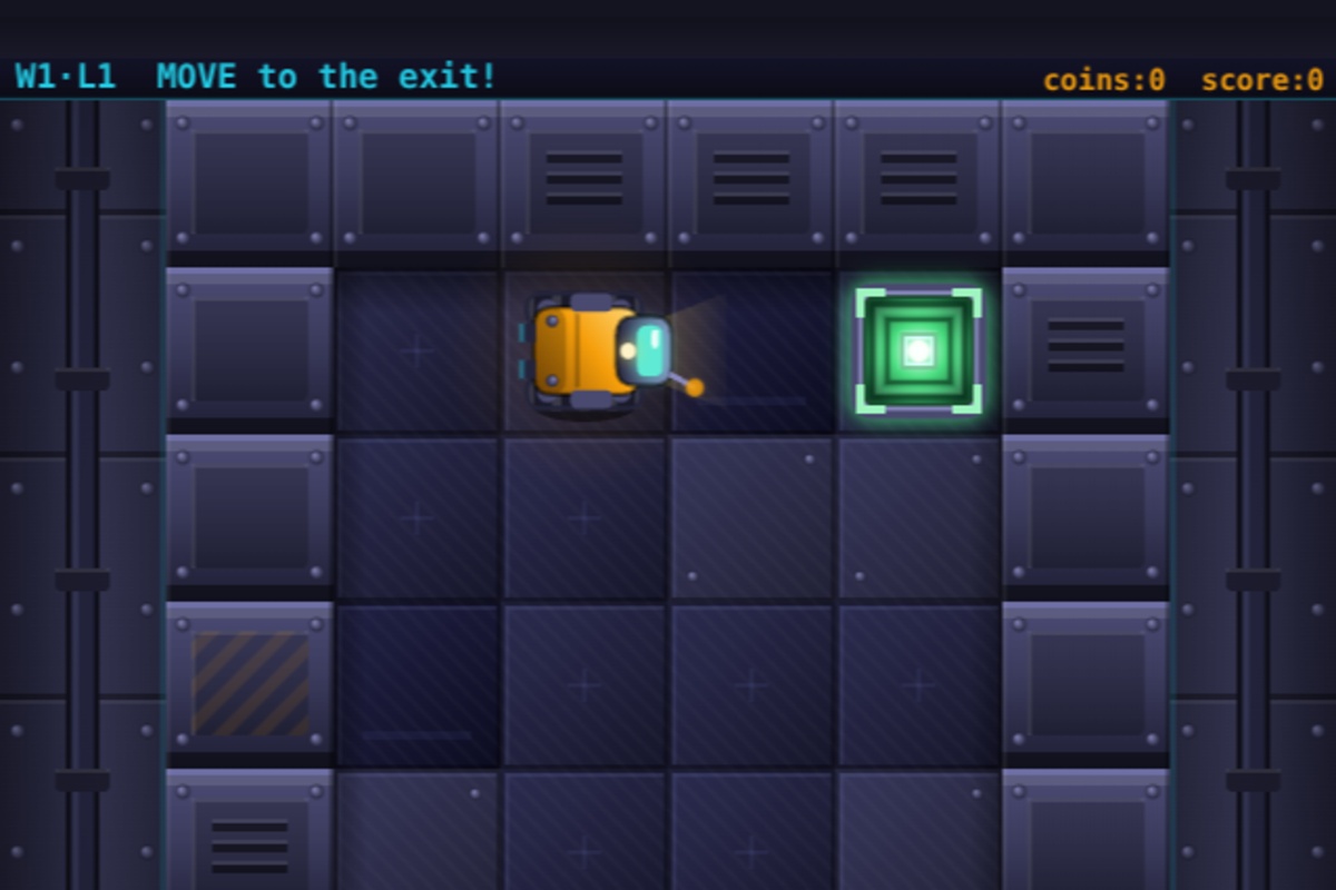 Tinker - Juego de puzzle de programación de robots gratis en línea