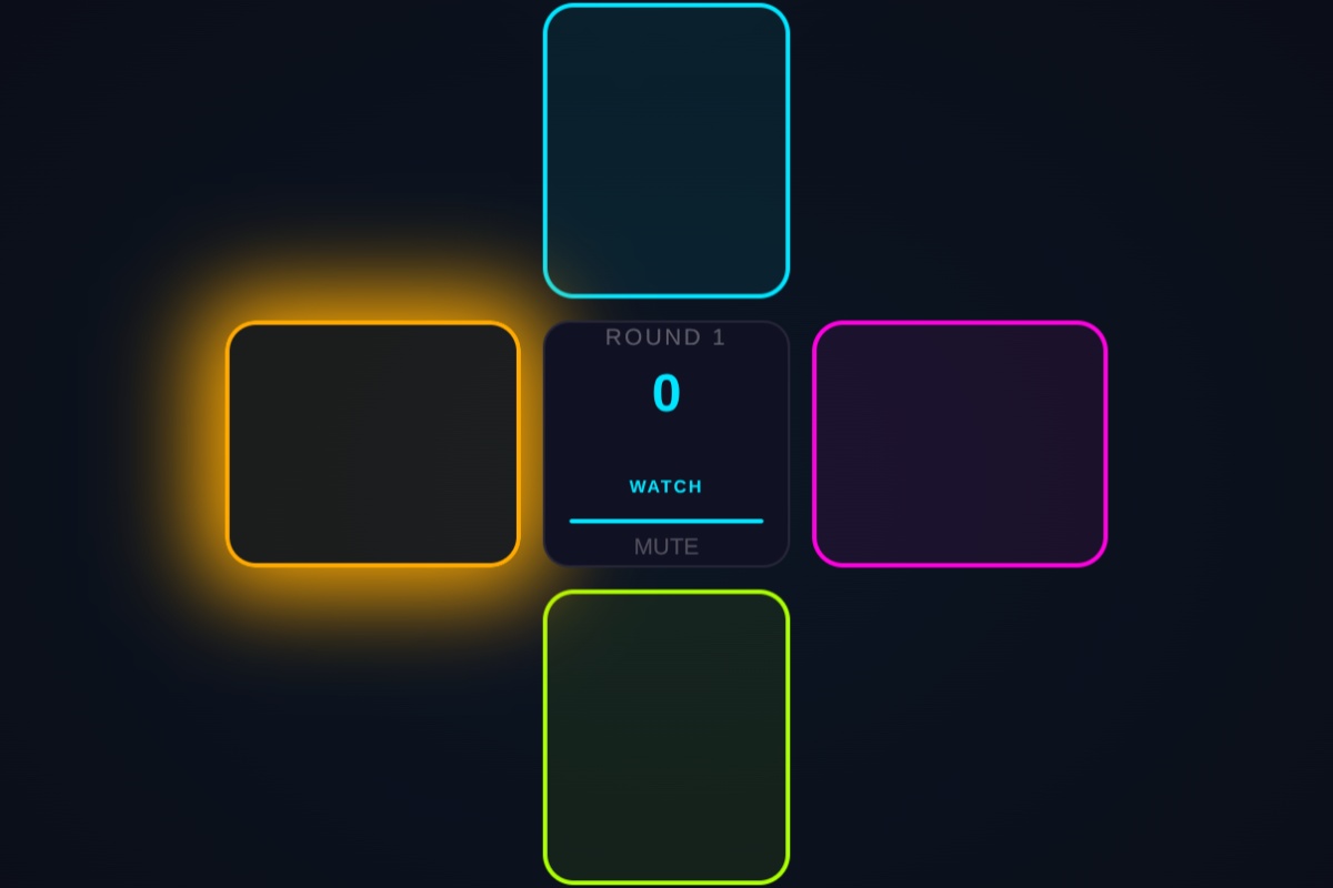 Volt - Free online Simon-says sequence memory game